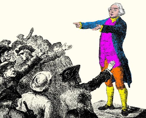 10. Georgian sites of contest for public protests, some peaceful, some violent.